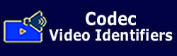  Codec - Video Identifiers